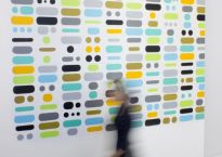 Matt Magee Wall Drawing Grapheme at Tamarind Institute