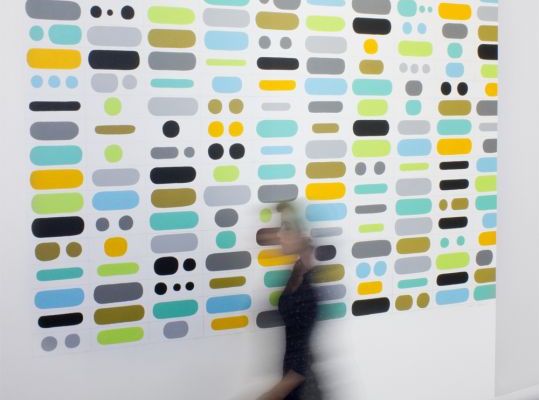 Matt Magee Wall Drawing Grapheme at Tamarind Institute